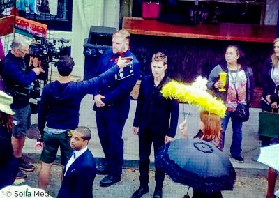 The Originals Filming in Olde Town Conyers Next to Gillespies Pub and Solia Media