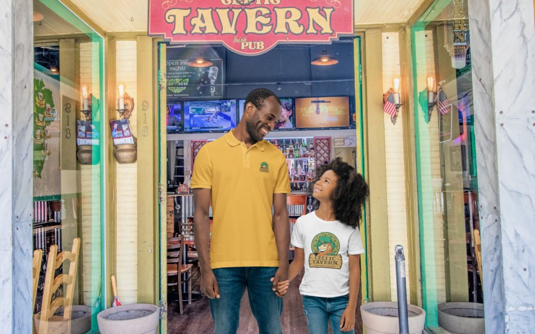 Celtic Tavern Olde Town Conyers - Family Friendly Restaurant - Black Father and Daughter