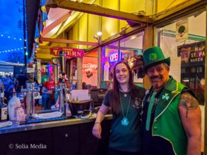 Olde Town Conyers Street Party - Smiling Servers in Olde Town - Best Conyers Pub