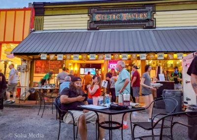 Olde Town Conyers Street Party - Street Seating - Best Conyers Pub