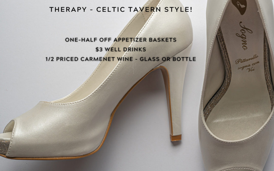 Celtic Tavern Ladies Night - Olde Town - Ad With Ladies Shoes and Specials